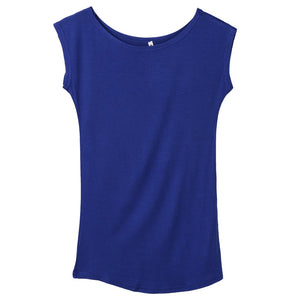 O-neck Round Side Casual Tees