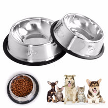 Load image into Gallery viewer, Stainless Steel Food Bowl