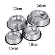 Load image into Gallery viewer, Stainless Steel Food Bowl