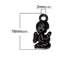 Load image into Gallery viewer, Gunmetal Carved Pendant