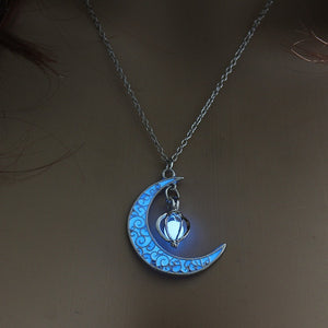 Hollowed-Out Spiral Moonlight Pendant
