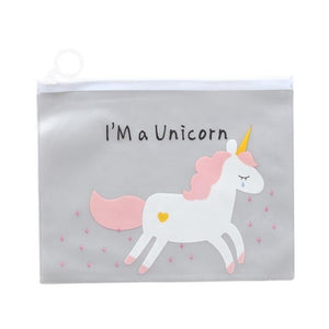 Unicorn Transparent Travel Cosmetic Bag