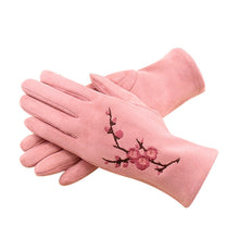 Load image into Gallery viewer, Plum Pattern Mittens Gloves