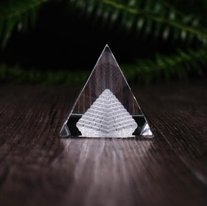 Crystal Pyramid Model