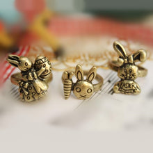 Load image into Gallery viewer, Vintage Cute Rabbit Finger Rings