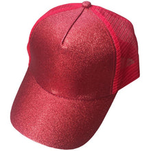 Load image into Gallery viewer, Ponytail Baseball Glitter Cap