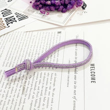 Load image into Gallery viewer, Purple Pearl Ball Elastic Ring