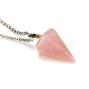 Energy Healing Cut Gemstones Necklace