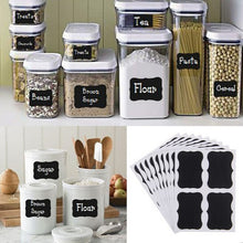 Load image into Gallery viewer, Fancy Black Board Kitchen Jam Jar Label