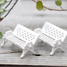 Load image into Gallery viewer, Mini White Bench Chairs