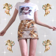 Load image into Gallery viewer, Print  Mesh Summer Skirt