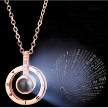 Load image into Gallery viewer, I LOVE YOU In 100 languages  Necklace