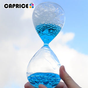 Liquid Droplet Hourglass Art