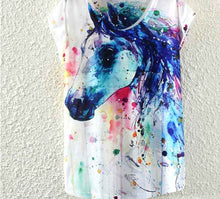 Load image into Gallery viewer, Horse Pattern Print T-Shirt