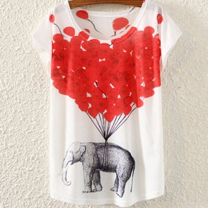 Horse Pattern Print T-Shirt