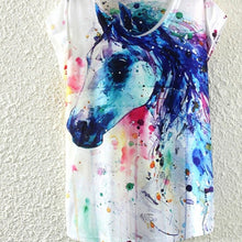 Load image into Gallery viewer, Horse Pattern Print T-Shirt