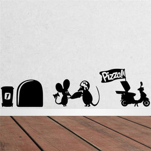 Cartoon Mouse Wall Sticker