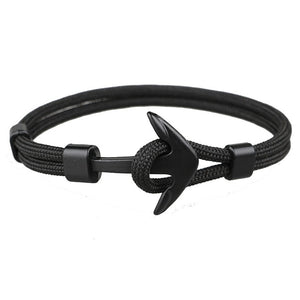 Black Anchor Bracelets