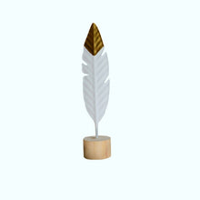 Load image into Gallery viewer, Feather Wooden Base Miniature