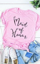 Load image into Gallery viewer, Bride Maid Of Honor t-shirt