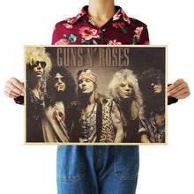 Load image into Gallery viewer, Nostalgic Poster Rock Band Wall Sticker