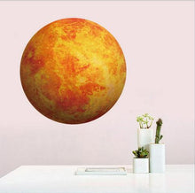 Load image into Gallery viewer, Jupiter Sun Planet Glow Wall Stickers