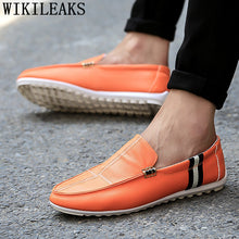 Load image into Gallery viewer, Loafers Leather Men&#39;s casual shoes