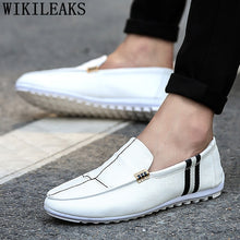 Load image into Gallery viewer, Loafers Leather Men&#39;s casual shoes