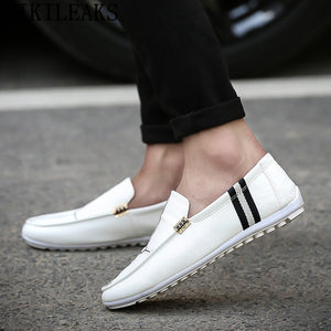Loafers Leather Men's casual shoes
