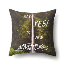 Load image into Gallery viewer, Tree Forest Pattern Polyester Throw Pillow