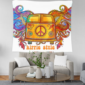 Peace car Tapestry