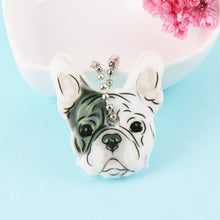 Load image into Gallery viewer, Bulldog Dog Key Cover Cap Key Chain