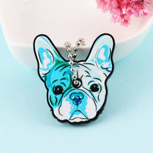 Load image into Gallery viewer, Bulldog Dog Key Cover Cap Key Chain