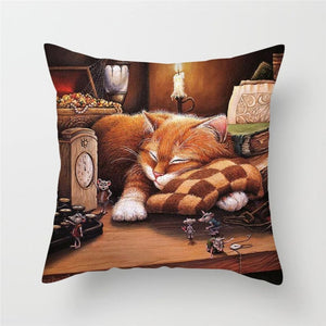 Pets World Cushion Cover