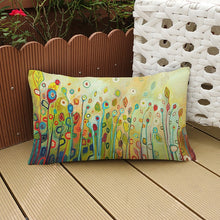 Load image into Gallery viewer, Flower Printing Decorative Pillowcases