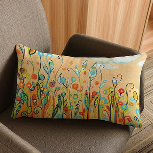 Flower Printing Decorative Pillowcases