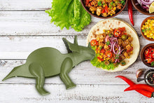 Load image into Gallery viewer, Dinosaur Food Holder Taco Stand