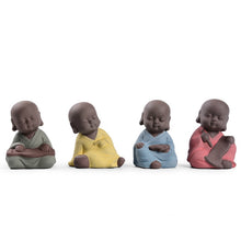 Load image into Gallery viewer, Ceramic Monk Buddha Statue