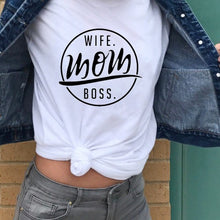 Load image into Gallery viewer, Letter Printed Women T Shirts