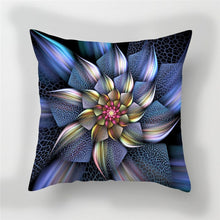 Load image into Gallery viewer, Contrast Flower Print Cushion Cover