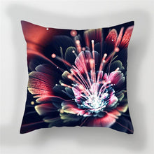 Load image into Gallery viewer, Contrast Flower Print Cushion Cover
