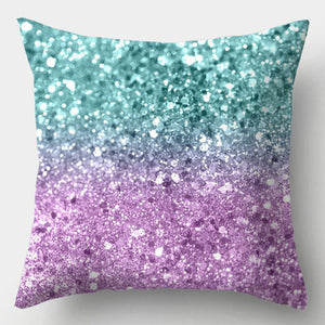 Mermaid Geometric Decorative Cushion Cover