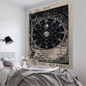 Astrology Tarot Card Tapestry