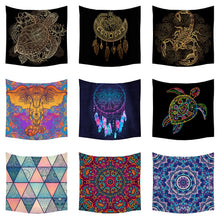 Load image into Gallery viewer, Turtle Elephant Printed Large Wall Tapestry